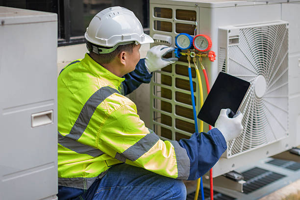 Professional Hvac Maintenance technician working in Hayward, WI